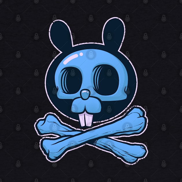 The Cute Bunny of Death (Blue) by kgullholmen